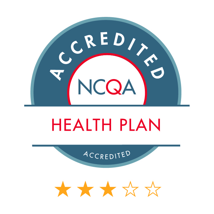 Accredited NCQA Health Plan with Three Stars