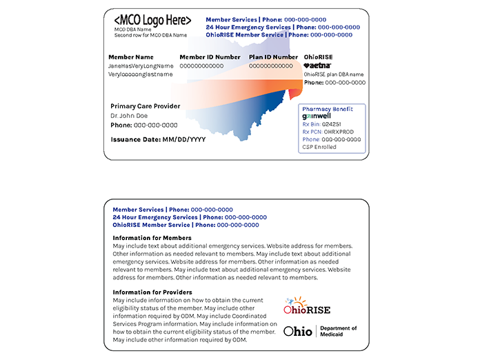 Identification (ID) Cards Aetna Medicaid Ohio